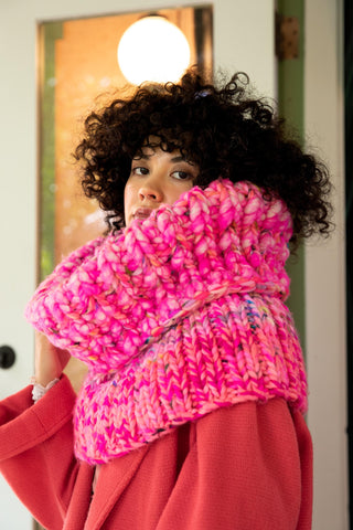 Hot N'Pink Oversized Cowl