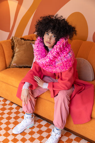 Hot N'Pink Oversized Cowl