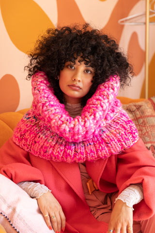 Hot N'Pink Oversized Cowl