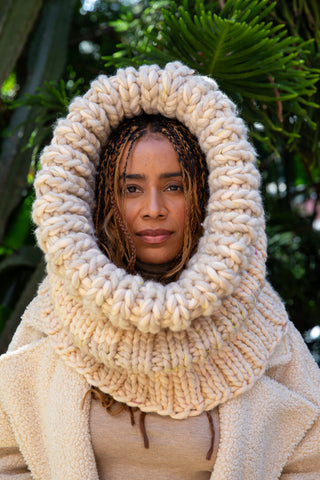 The Snow Queen Oversized Chunky Knit Cowl