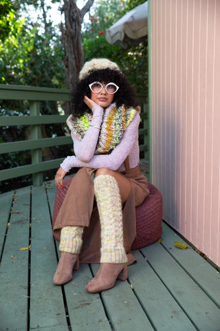 Daisy Fields Cable Knit Leg Warmers