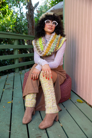 Neon Wonderland Knit Cowl #2