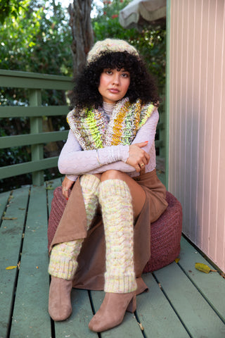 Daisy Fields Cable Knit Leg Warmers