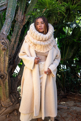 The Snow Queen Oversized Chunky Knit Cowl